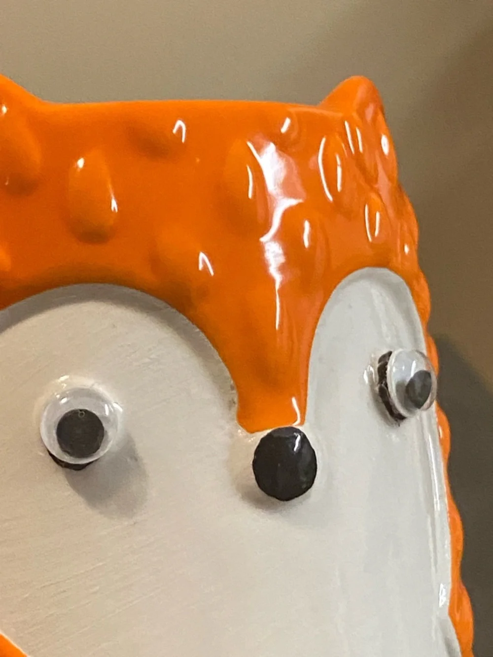 Orange Fox Ceramic Planter - Cute Animal Décor